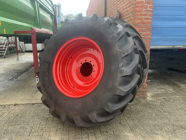 Michelin 710/70r38 machxbib tractorbanden set op fendt velg 10 gaats - afbeelding 1 van  7