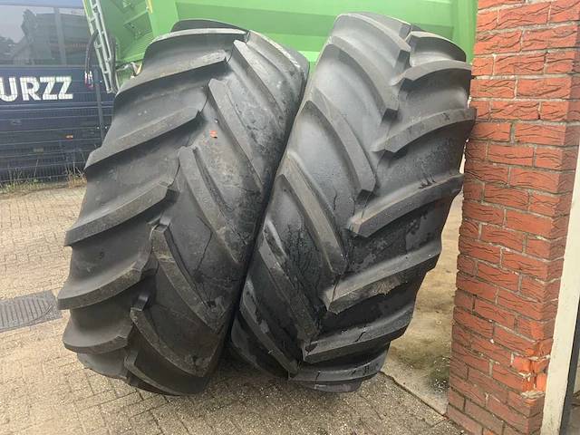 Michelin 710/70r38 machxbib tractorbanden set op fendt velg 10 gaats - afbeelding 2 van  7