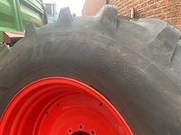 Michelin 710/70r38 machxbib tractorbanden set op fendt velg 10 gaats - afbeelding 4 van  7