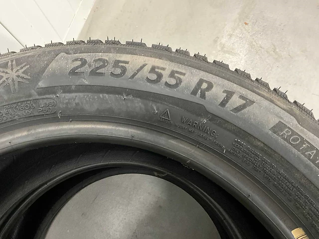 Michelin "alpin 5" 225/55 r17 (4x) - afbeelding 5 van  6