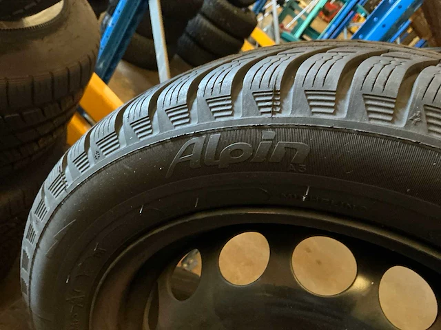 Michelin alpin winterband op velg 165/65r14 (4x) - afbeelding 3 van  6