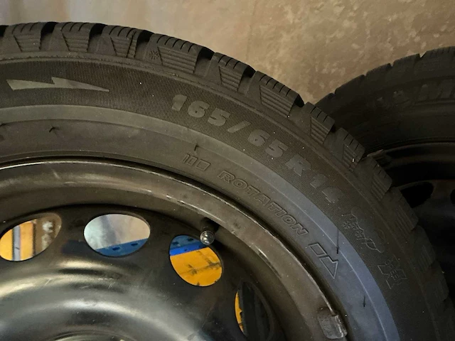 Michelin alpin winterband op velg 165/65r14 (4x) - afbeelding 6 van  6