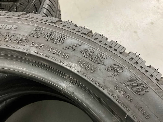 Michelin "pilot alpin" 245/45 r18 (4x) - afbeelding 5 van  9