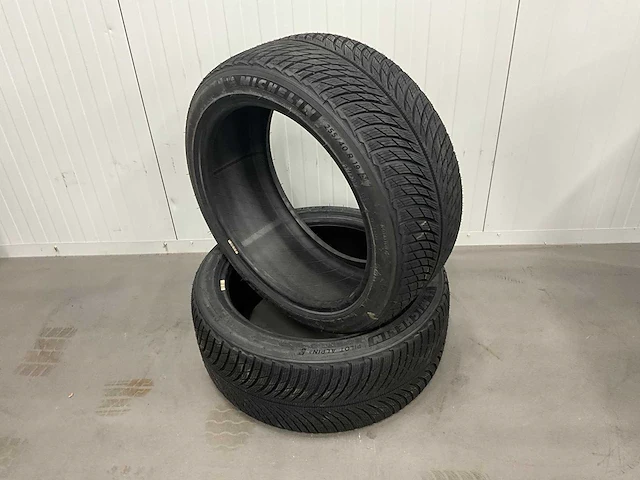 Michelin "pilot alpin 5" 255/40 r19 (2x) - afbeelding 1 van  8