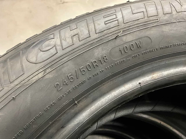 Michelin "primacy 3" 245/50 r18 (3x) - afbeelding 5 van  9