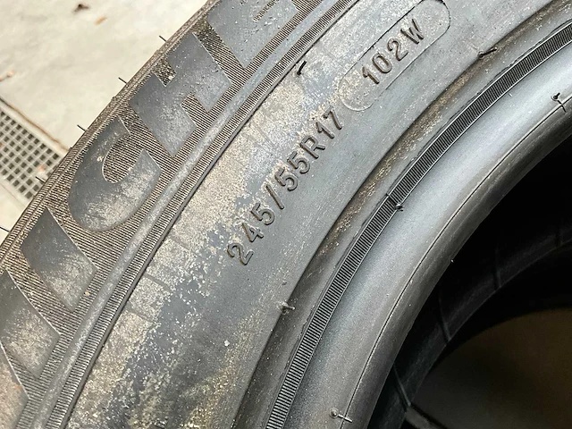 Michelin "primacy 3" 245/55 r17 (4x) - afbeelding 5 van  9