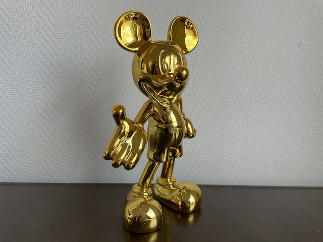 Mickey mouse pop art beeld, goud - afbeelding 8 van  10