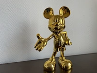 Mickey mouse pop art beeld, goud - afbeelding 9 van  10