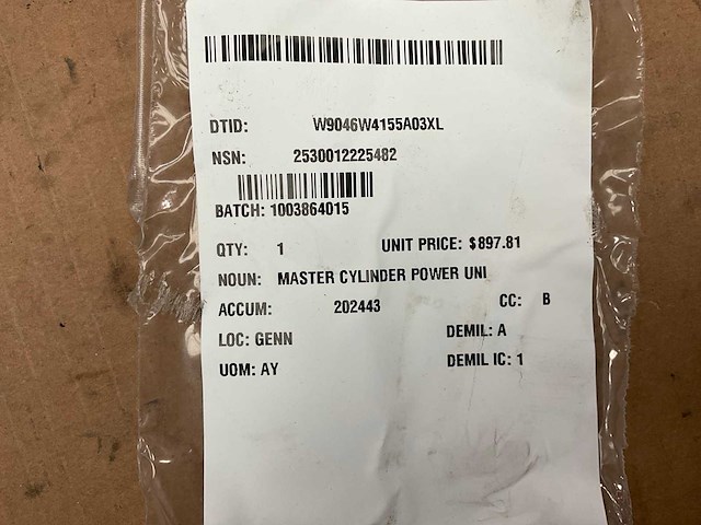 Mico 02-460-354 master cylinder power unit - afbeelding 6 van  6