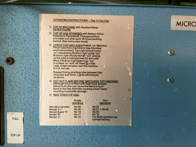 Micro welder metaal behandelingsmachine - afbeelding 8 van  9