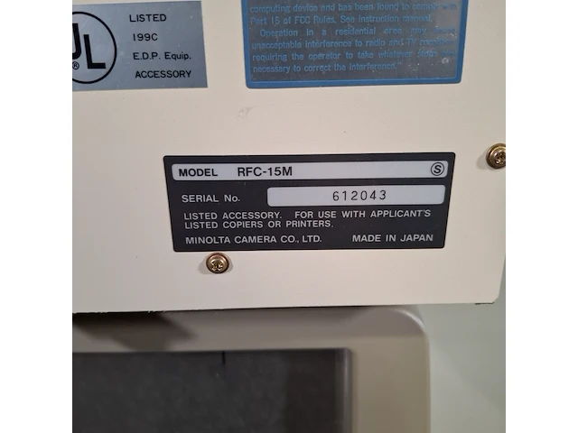 Microfilm projector, bell+howell, abr 2600 - afbeelding 14 van  21
