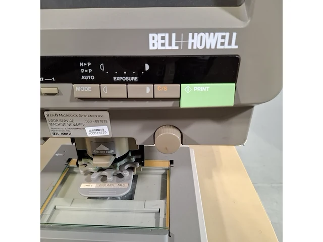 Microfilm projector, bell+howell, abr 2600 - afbeelding 17 van  21