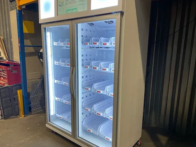 Micron - dubbeldeurs - smart fridge - vending machine - afbeelding 6 van  8