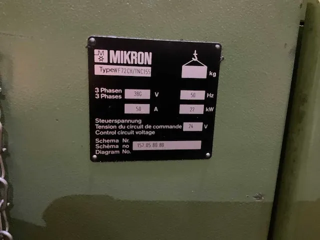 Micron wf72ch freesmachine - afbeelding 3 van  11