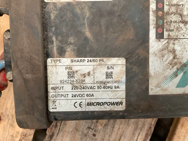 Micropower sharp 24/60 acculader - afbeelding 4 van  4