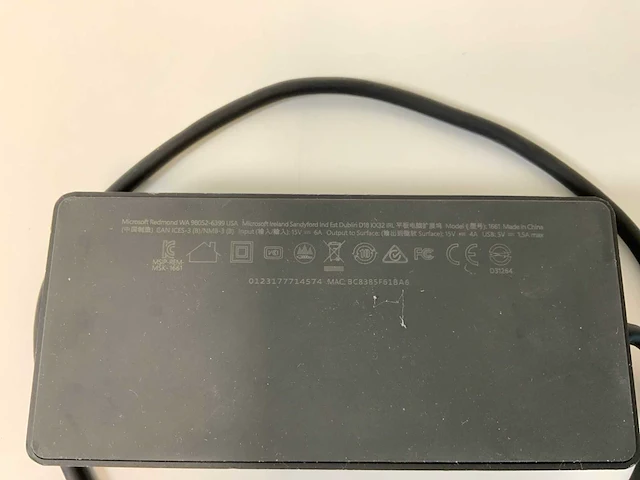 Microsoft (1661) surface docking stations (20x) - afbeelding 10 van  10