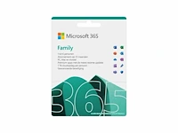 Microsoft 365 family win/mac (dutch) (1 year) - afbeelding 1 van  2