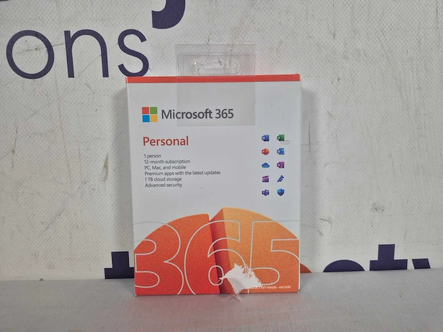 Microsoft 365 personal kantoorsuite 1 licentie(s) meertalig 1 jaar - afbeelding 1 van  1