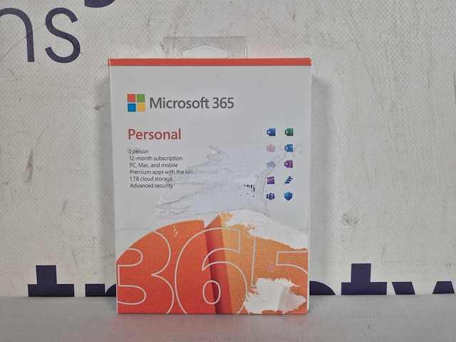 Microsoft 365 personal kantoorsuite 1 licentie(s) meertalig 1 jaar - afbeelding 1 van  1