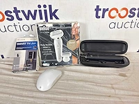 Microsoft muis, philips tandenborstel, braun epileerapparaat, belkin smart tv link