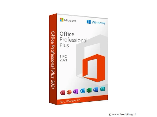 Microsoft office 2021 windows cursus + software licentie - afbeelding 1 van  1