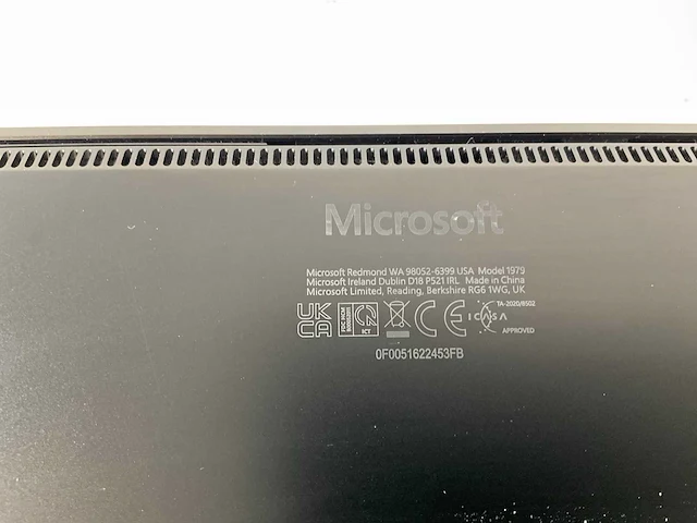 Microsoft surface 5 15”, core(tm) i7 12th gen, 16 gb ram, 256 gb nvme laptop - afbeelding 7 van  7