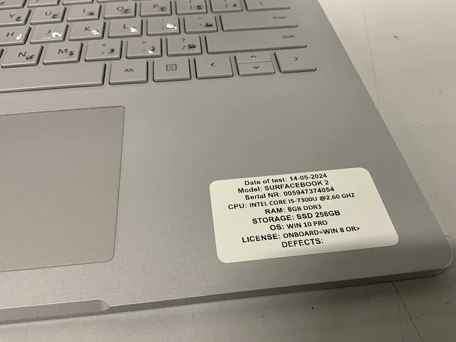 Microsoft surface book 2 laptop (2x) - afbeelding 12 van  12