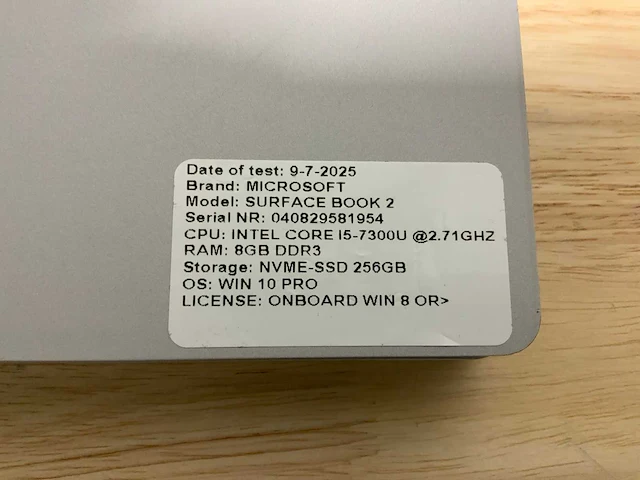 Microsoft surface book 2 laptop (2x) - afbeelding 14 van  14