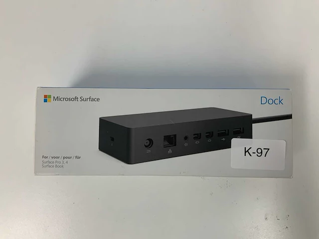 Microsoft surface book & surface book pro(3 en 4) docking station - afbeelding 1 van  2