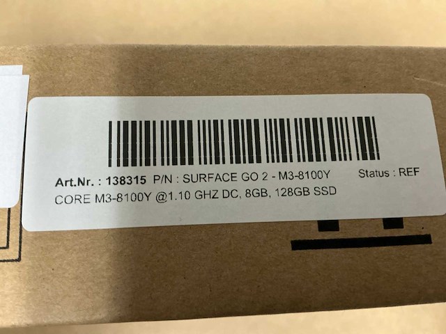 Microsoft surface go 2 - m3-8100y computersysteem - afbeelding 5 van  5