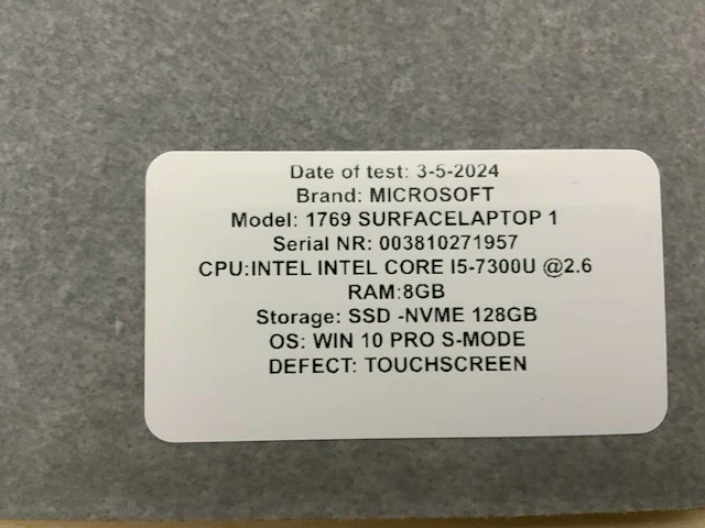 Microsoft surface laptop laptop (2x) - afbeelding 8 van  8