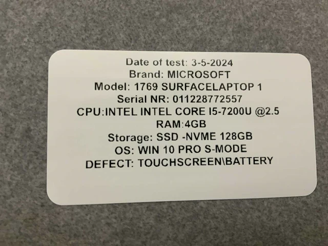 Microsoft surface laptop laptop (2x) - afbeelding 7 van  8
