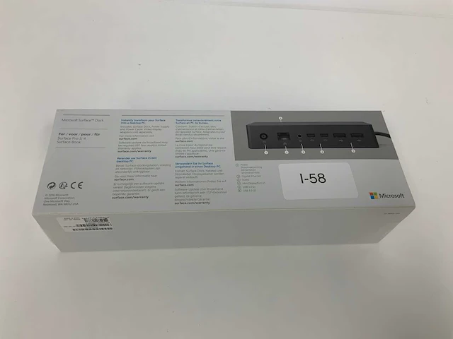 Microsoft surface pf3-00012 dockingstation voor mobiel apparaat tablet zwart voor surface pro 3, 4 - afbeelding 1 van  2