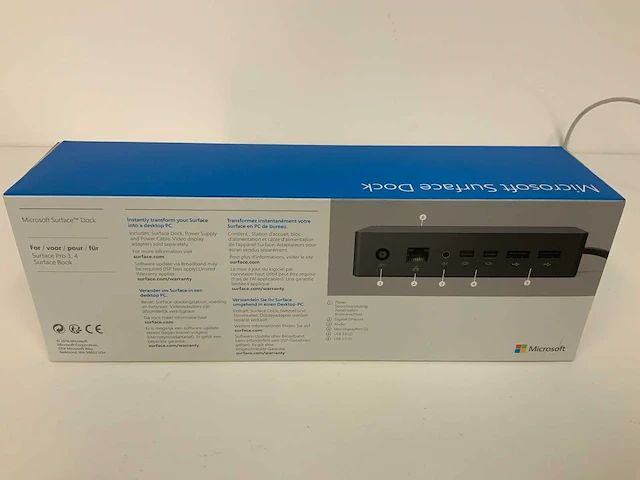 Microsoft surface pro 3,4 & surface book docking station - afbeelding 2 van  2