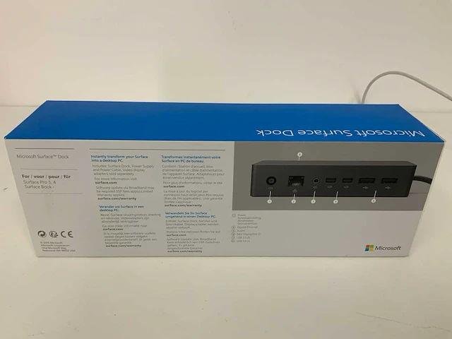 Microsoft surface pro 3,4 & surface book docking station - afbeelding 2 van  2