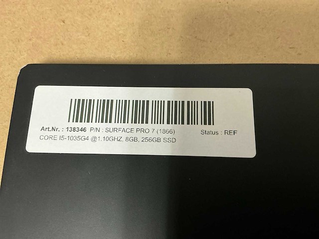 Microsoft surface pro 7 (1866) laptop - afbeelding 5 van  5