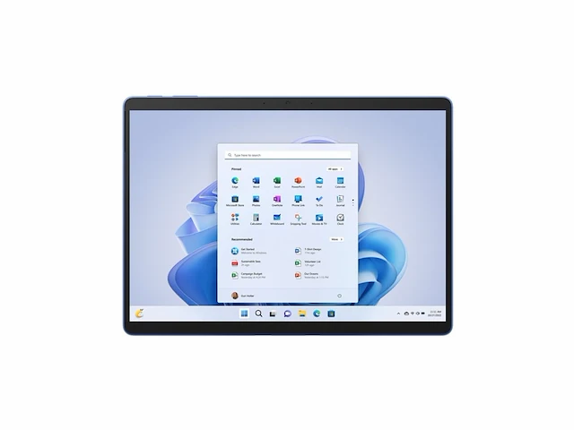 Microsoft surface pro 9, 13 inch 2in1 tablet/laptop (intel core i5, 8 gb ram, 256 gb ssd, win 11 home) saffierblauw - afbeelding 1 van  3