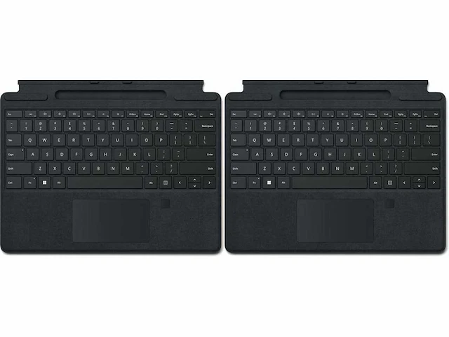 Microsoft surface pro signature keyboard with fingerprint reader (2x) - afbeelding 1 van  1