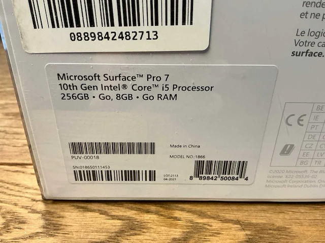 Microsoft surface pro silver - afbeelding 1 van  1