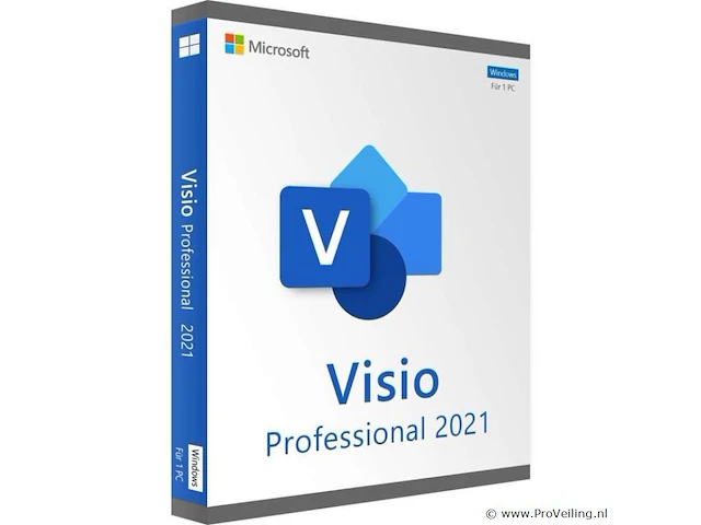 Microsoft visio 2021 cursus + software - afbeelding 1 van  1