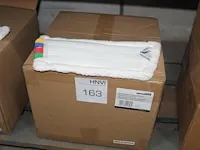 Microvezel plakmoppen wecoline wit. 50 stuks. - afbeelding 1 van  1