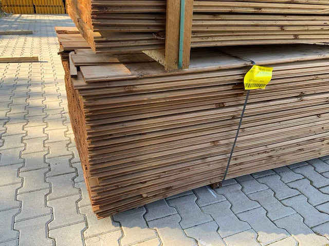 Midden-europees vuren plank 5000x145x18mm (224x) - afbeelding 2 van  8