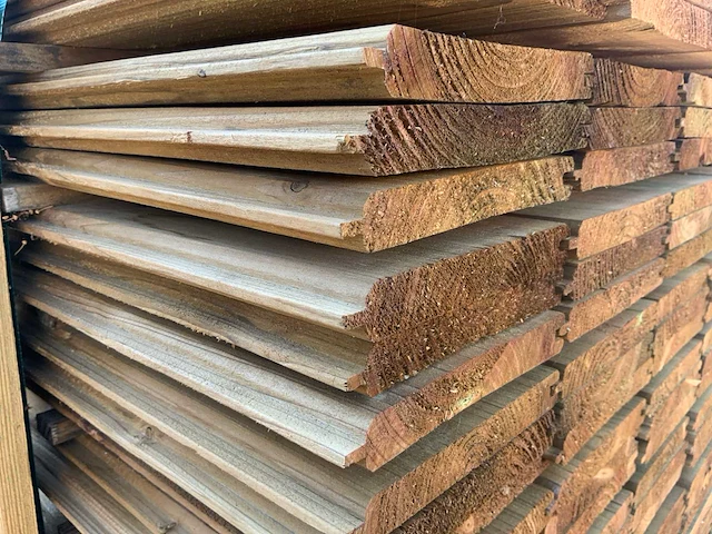 Midden-europees vuren plank 5000x145x18mm (224x) - afbeelding 5 van  8