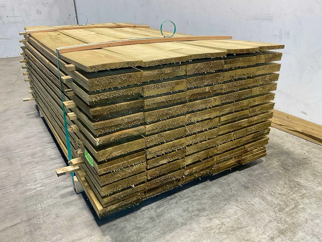 Midden-europees vuren plank fijnbezaagd 179,5x20x1,9 cm (320x) - afbeelding 4 van  8