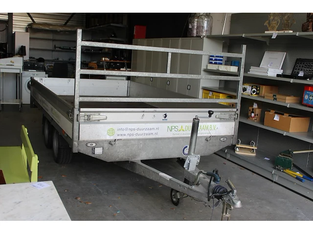 Middenas-aanhanger hapert ta c29a met kenteken 03-wt-pk en open laadvloer. maximaal 2 ton. bakafmeting 340 ... - afbeelding 1 van  8
