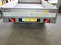 Middenas-aanhanger hapert ta c29a met kenteken 03-wt-pk en open laadvloer. maximaal 2 ton. bakafmeting 340 ... - afbeelding 3 van  8