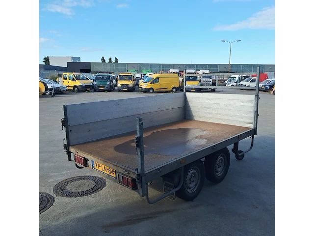 Middenas kipper aanhangwagen, hapert, d2000 08, 2004 - afbeelding 20 van  24