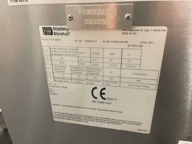 Middleby - marshall wow2 ps360g - pizza oven - afbeelding 2 van  13