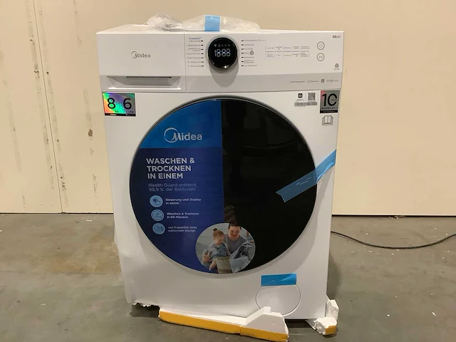 Midea mf200d86wb was- droogcombinatie - afbeelding 2 van  9