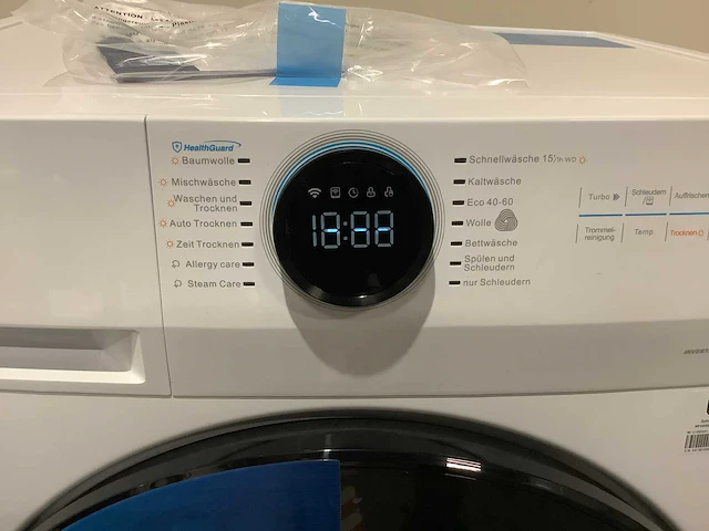 Midea mf200d86wb was- droogcombinatie - afbeelding 4 van  9